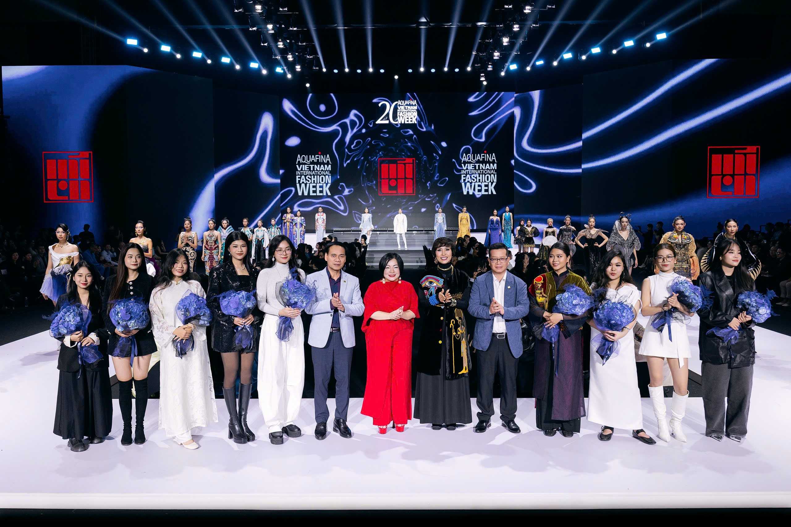 Khoa Thời trang – Trường Đại học Mỹ thuật Công nghiệp tỏa sáng tại Aquafina Vietnam International Fashion Week 2025