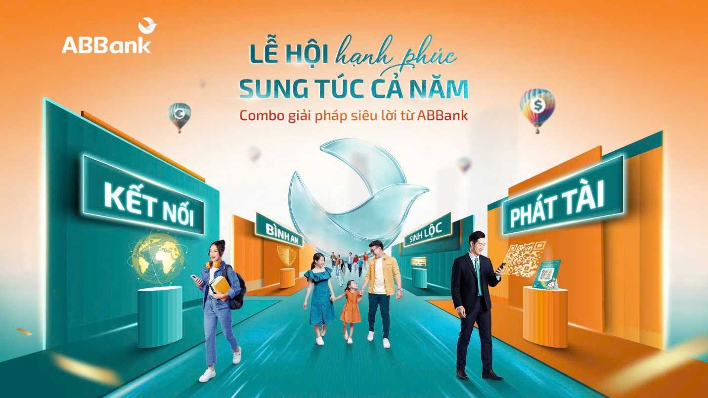 ABBank biến trải nghiệm tài chính thành “Lễ hội hạnh phúc – Sung túc cả năm”